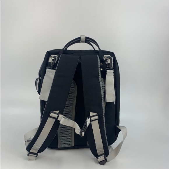 Diaper Bag Black Diaper bag Backpack with Changing Station/ built-in bassinet. - Picture 15 of 16